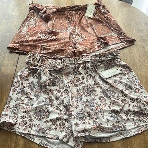 New No Comment Ny-La Floral Soft Short Set size 3X
